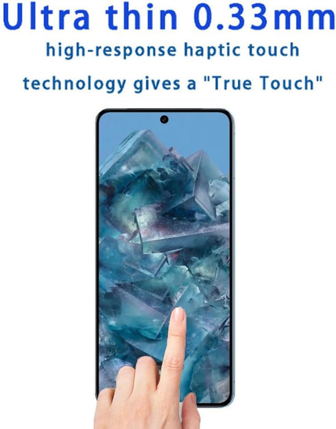 (2 Pack) Designed for Google Pixel 8 Pro Tempered Glass Screen Protector 9H Anti Scratch HD Clear Bubble Free...