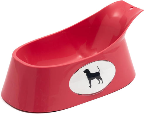 Lixit Ergonomic Bowls for Dogs with Long Ears (Coral, Medium)...