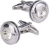 Mens classic cufflinks business wedding shirts gifts (white)...