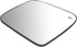DNA Motoring OEM-MG-0117 68092051AB Factory Style Left Side Mirror Glass w/Heated Compatible with 2011-2019 Durango / 2011-2018 Grand Cherokee...