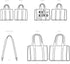 Simplicity Tote Bag Sewing Pattern Kit, Code S9618, One Size, Multicolor...