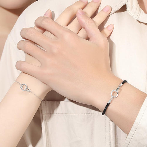 Beebeecraft 2Pcs 925 Sterling Silver Spring Gate Rings Round Metal Trigger Spring O Rings with Storage Box for Jewelry Handmade Crafts...