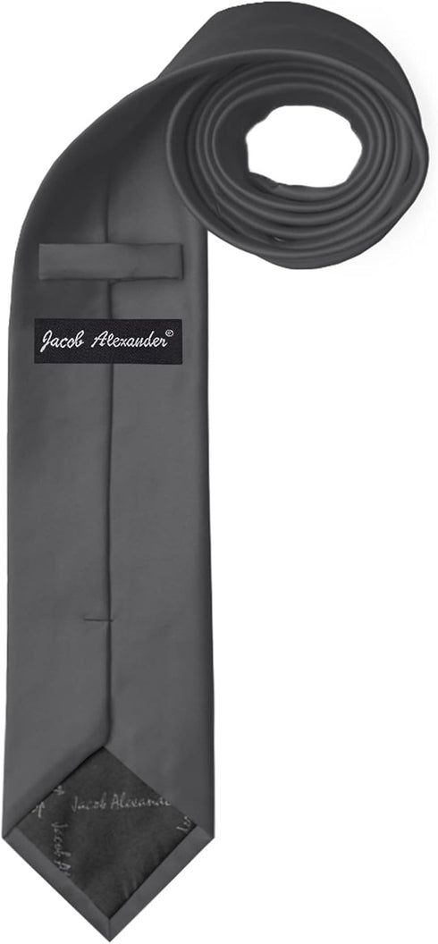 Jacob Alexander Solid Color Men's Regular Tie...