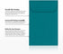 LUXPaper #1 Coin Envelopes | 2 1/4" x 3 1/2" | Teal | 80lb. Text | 50 Qty...