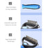 Pet Grooming Brush and Dematting Tool for Detangling Loose Haired and Undercoat, Helps Reduce Tangles and Mats in Long Fur, Gentle and Stress Free...