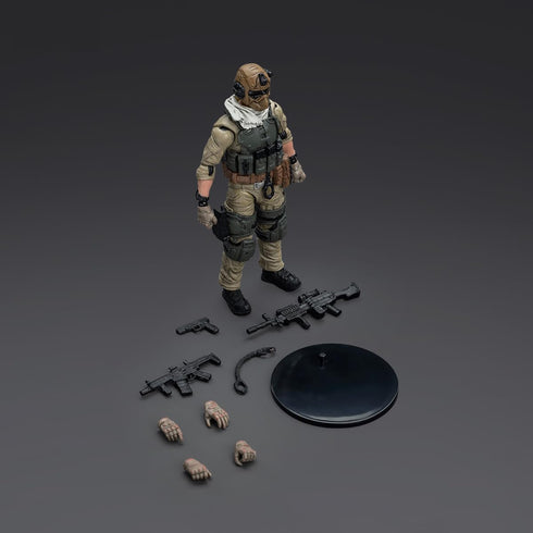 JOYTOY 1/18 Action Figures U.S.Army Delta Assault Squad Machine Gunner Collection Models Christmas Birthday Gifts...
