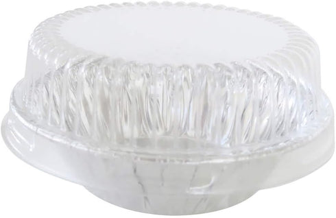 KitchenDance Disposable Aluminum Mini Tart Pans with Lid - 3 Inches Round Aluminum Foil Mini Pie Pan, Non-Stick Baking Pan Perfect for Baking, Sto...