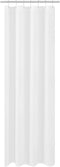 N&Y HOME Fabric Small Stall Shower Curtain Liner Extra Long 36 x 84 inches, Hotel Quality, Washable, Water Repellent, White Bathroom Curtains with...