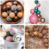 Small Dome Silicone Mold for Cake Decorating Candy Chocolate Mould Semicircle Handmade Resin Craft Mould (round 24 holes mold 2 pcs)...