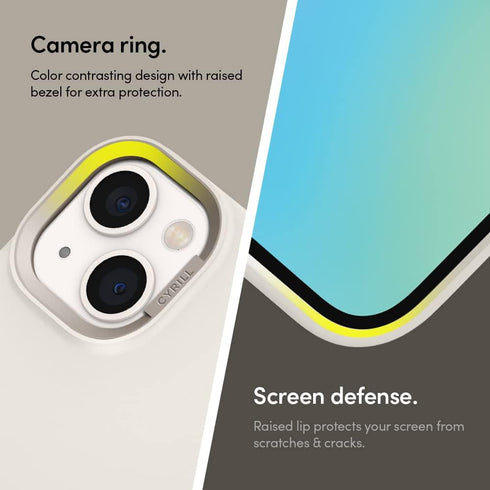 CYRILL Color Brick Designed for iPhone 13 Case (2021) - Cream...