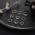 FUTIMELY Boho Retro Stackable Rings Sets for Women,Knuckle Joint Finger Nail Ring Sets Vintage Crystal Moon Flower Arrow Midi Rings Pack...