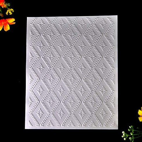 Kwan Crafts 4 pcs Different Style Christmas Snowflake Leaves Circle Plastic Embossing Folders for Card Making Scrapbooking and Other Paper Crafts...