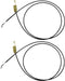 Drive Clutch Cable 946-04229B Compatible with MTD T-Bilt Yardman Snowblowers Replaces 746-04229 946-04229(2 Pack)...