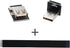cablecc Down Angled USB 2.0 Type-A Male to Female Extension Data Flat Slim FPC Cable for FPV & Disk & Scanner & Printer 50cm...