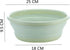 10" Multi-Purpose Collapsible Dish Tub Bowl BPA-Free Round Lightweight Collapsible Wash Basin (Green)...