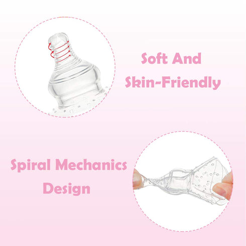 2 Pack Nipple Shields for Nursing Newborn 20mm, Nippleshield for Breastfeeding Nursing Mothers with Inverted & Sore Nipple with Carrying Case...