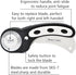 45mm Rotary Cutter with 7pcs Replacement Blades, Ergonomic Handle Rolling Cutter with Safety Lock for Fabric, Leather, paper, Crafting, sewing, Qu...