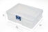 CHILDHOOD 2 Pack of Clear Plastic Clip Box, Crayon box Small Plastic Containers with Lids, Small Modular Supply Case for Office supplies, 6.5 x 4....