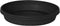 Bloem Terra Pot Round Drain Saucer: 14" - Black - Matte Finish, Durable Resin, Ribbed Bottom, for Indoor and Outdoor Use, Gardening, Planter Not I...