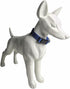 Durable Reflective Nylon Dog Collar with Adjustable Safety Buckle, Suitable for Small, Medium, Large Dogs,Blue, M...