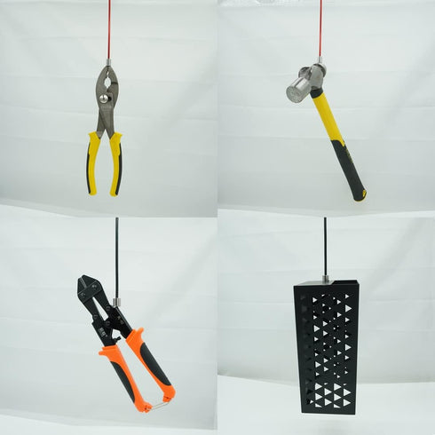 Flexible Magnetic Pickup Tool Set, 2LB & 5LB, 26" Bendable Extension Magnetic Pickup, VASTOOLS...