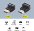 VCE HDMI 90 and 270 Degree Adapter 2-Pack, Right Angle HDMI Male to Female L Adapter Connector 3D&4K Supported...