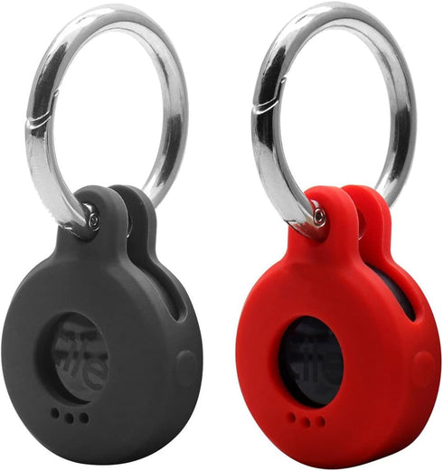 Case for Tile Sticker (2022) 2-Pack. Small Bluetooth Tracker Cover, Protective Holder for Remote Finder and Item Locator, Pets Dog Cat Collar Acce...