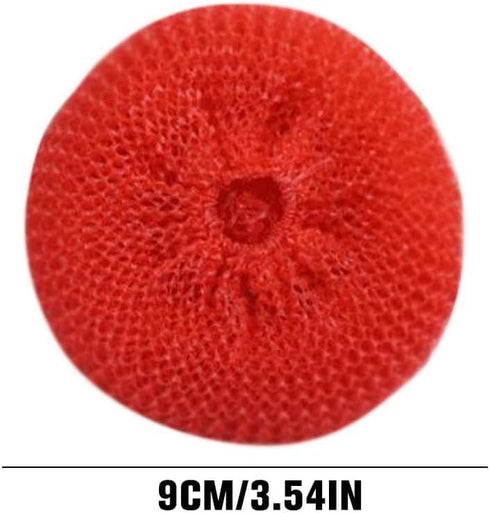6Pcs Random Color Cleaning Ball Dish Cleaner Brush,Nylon Scouring Pads,Non Scratch Round Plastic Dish Scrubbers, Mesh Scourers Poly Mesh Scouring ...
