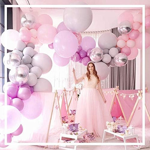Balloon Decorating Tape Strip for Ballon Arch Garland Kit 2 Rolls 32.8 Feet, 400 Pcs Glue Dots Point Stickers for Wedding Birthday Party (Double H...