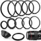 10 Pieces Metal Step-Down Adapter Rings Kit Lens Filter Stepping Adapter Rings Set for DSLR Camera......