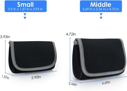 LENTION Tech Pouch Storage Small Bag Cases for Accessories Laptop MacBook Power Adapter, Wireless Mouse, iPhone Charger, Cellphone, Power Bank, Co...