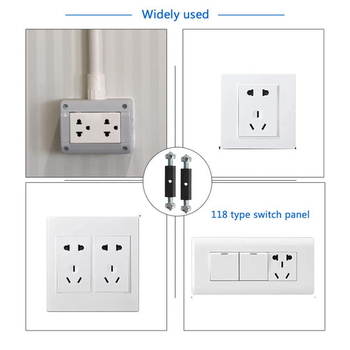 RUIAN 118 Type Switch Socket Cassette Repair, Electrical Box Screws Support Rod Switch Universal Outlet Repairer Wall Mount Switch Box Repair Devi...