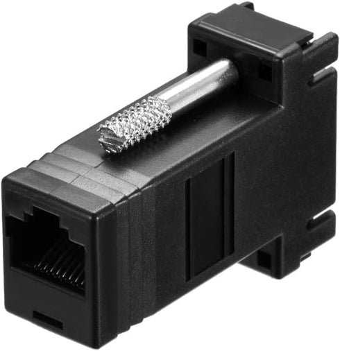 uxcell RJ45 to VGA Extender Adapter RJ45 Female Enternet to DB15 Male Port for Multimedia Video Black...