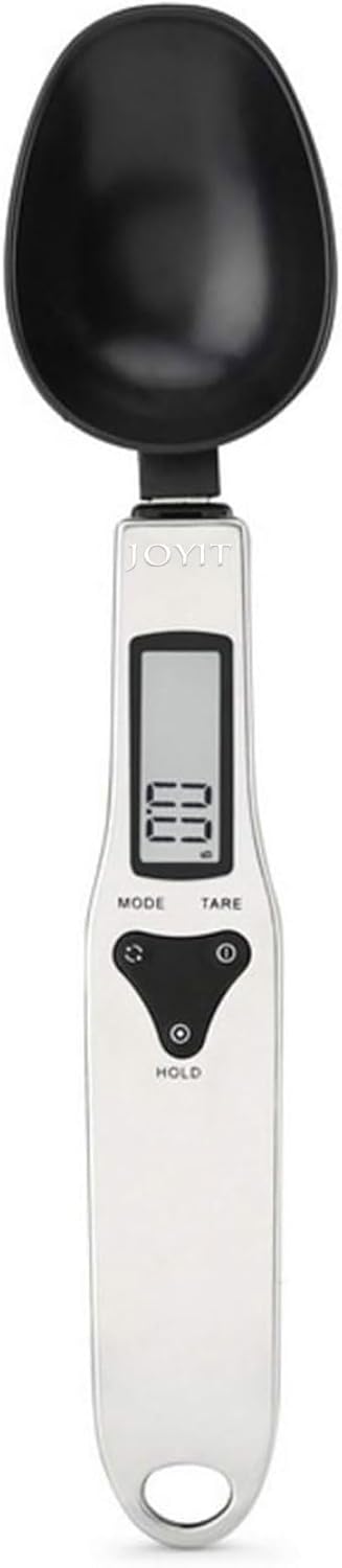 JOYIT Digital Spoon Scale 500g/0.1g - Stainless Steel Food Measuring Scale, Small Baking Scale with LCD Display...