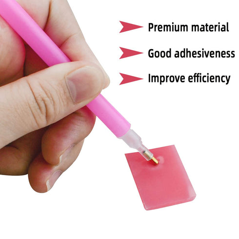 72 Pieces Diamond Glue Clay Painting Glue Clay DIY Diamond Embroidery Wax Tool Set Painting Wax for 5D Diamond Art Drilling Embroidery Cross-Stitc...