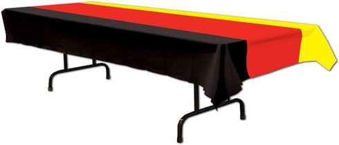 Beistle German Plastic Tablecover 54" x 108" Pack of 3...