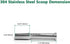 Mini SS304 stainless steel scoop with tamp tool,0.1 gram capacity spoon for multi-purpose use sugar salt powder spices dishwashers safe for kitche...