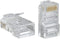 Cmple - Cat5e Connectors RJ45 Modular Pugs Crimp for Solid and Standard Network Ethernet Cable 8P8C LAN - 100 Pack...