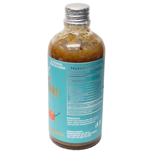 Tres Espadas | Habanero Hot Sauce | Habanero Pepper | Mexican Gourmet Recipe | Hot Sauce Bottle 3.5 fl oz | Orange Roasted Habanero Flavor...
