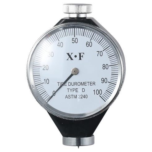 Rubber Tire Durometer Dial Value 0-100 Degrees Portable Shore Type A/O/D Hardness Tester Meter Compact Large LCD Display Digital Hardness Meter(Ty...