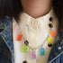 KURTCB Gummy Bear Necklace Y2k Colorful Resin Crazy Aesthetic Necklace Bracelet Hairpin for Women...