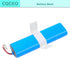 Replacement Battery for ILIFE V3s Pro V5s Pro V50 V8s X750 Vacuum Cleaner 14.4V/3400mah...