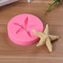 Starfish Shell Fondant Silicone Molds Cake Candy Cake Decoration Tools DIY Creative Chocolate Mold...