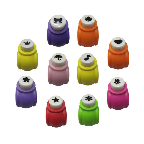 LGEGE 10 Pcs Paper Punch Handmade Hole Puncher Paper Craft Card Scrapbooking many Shapes Great Childeren's Gifts...