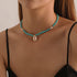 Tgirls Boho Seed Beaded Necklace Shell Starfish Choker Necklaces Cute Summer Pendant Necklace Colorful Beach Necklace Chain for Women and Girls...