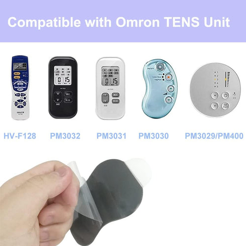 20 Pack Replacement Electrotherapy Pads Compatible with Omron TENS Unit Replacement Pads(not Omron Brand)...
