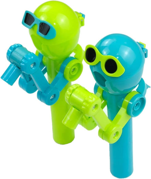 2Pcs Lollipop Case, Lollipop Robot Holder, Creative Lollipop Robot Toys Creative Design Eat Lollipop, Lollipop Holder Robot Gift, Easter Fun Gift ...