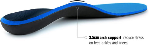 Inserts Relieve Plantar Fasciitis Flat Feet Insoles Arch Supports, Foot Pain Mens Mens 7-7 1/2 | Womens 9-9 1/2...