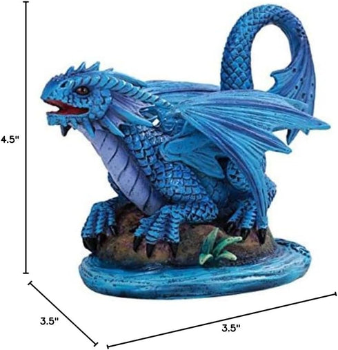 Pacific Giftware Anne Stokes Age of Dragons Little Water Dragon Home Tabletop Decorative Resin Figurine...