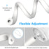 Flexible Twist Mount Compatible with VTech VM923/924 Baby Monitor without Tools or Wall Damage - White (Flexible Mount)...